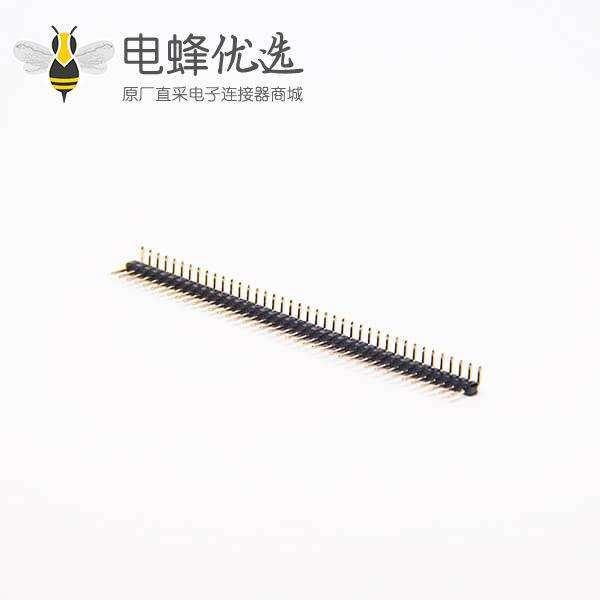 排针2.54mm间距公头连接器40pin弯式插板长11.5mm
