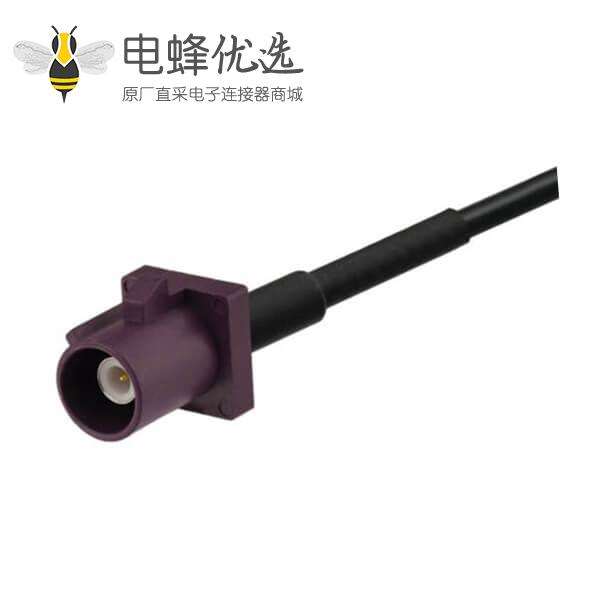 车载Fakra线直式公转母天线延长线5米