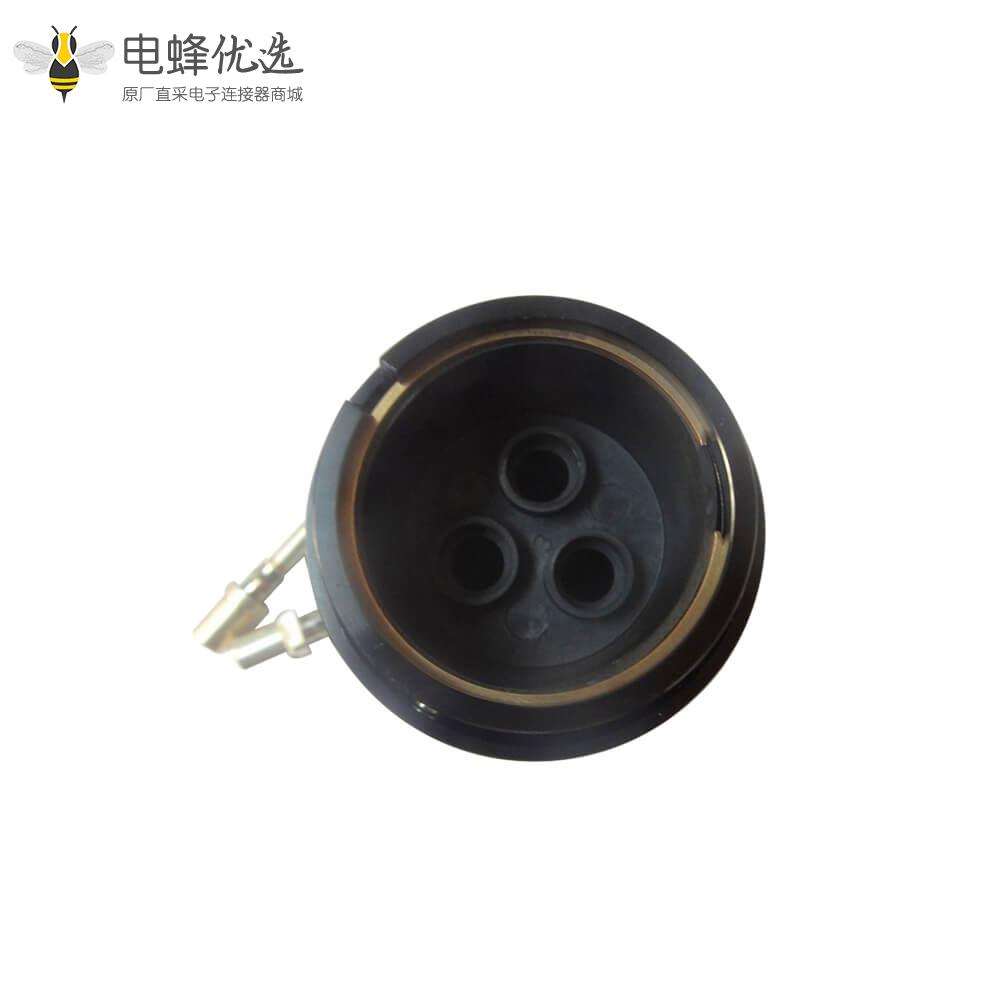 3芯圆形插头公头6壳公头直式压接JL牵引机车连接器