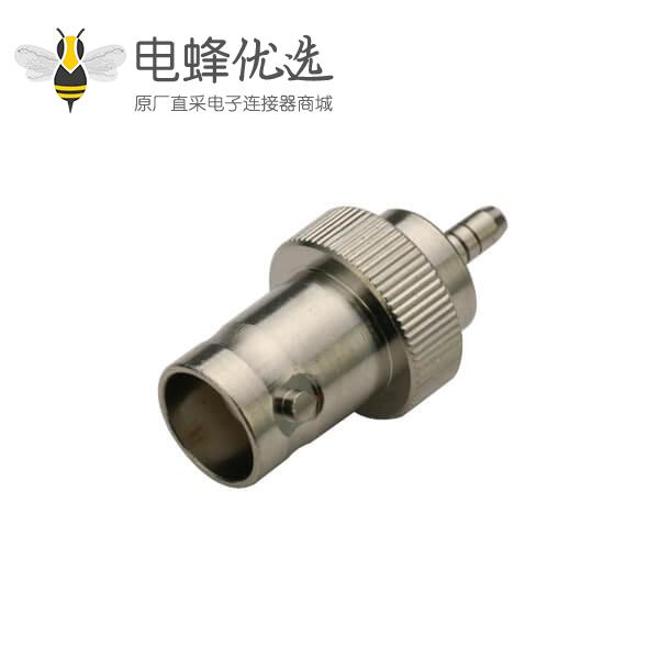 同轴电缆接头压接直式母头BNC连接器