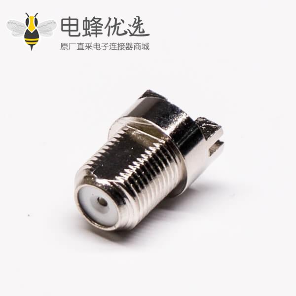 f型快速接头直式穿墙母头边缘卡板接PCB