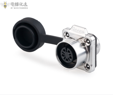 航空全金属微小型插座LP-12-5芯方座接插件连接器