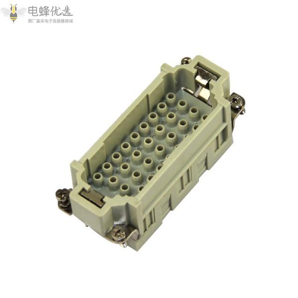 72芯HDD重载连接器厂家批发冷压连接公母对接矩形防水工业连接器