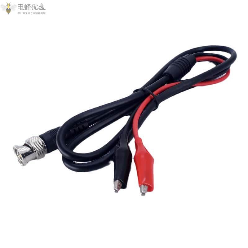 BNC公转双夹子测试线示波器连接线1米Q9测试线厂家批发