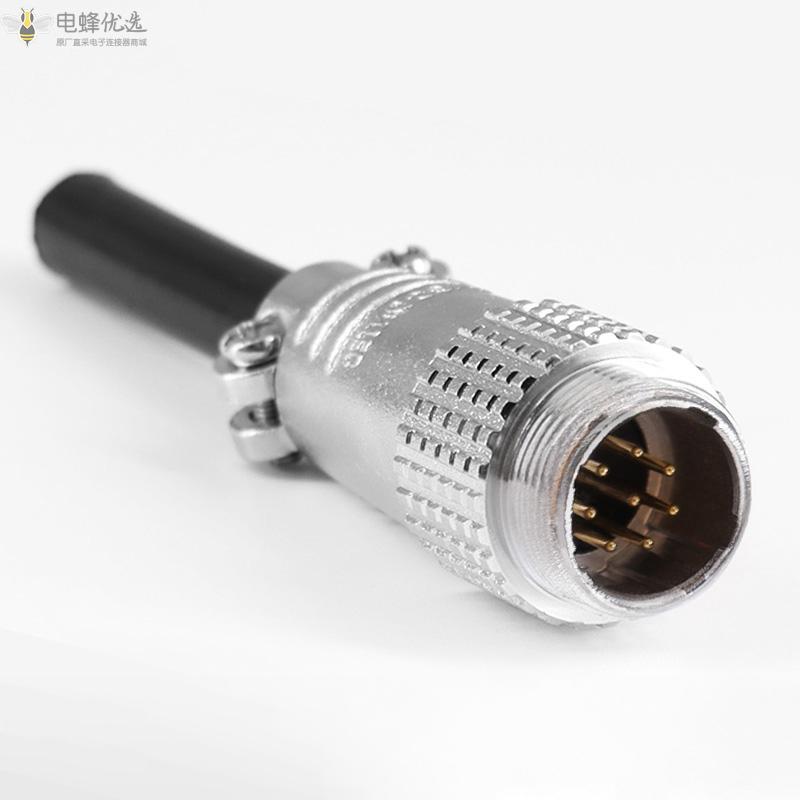 航空插头TP20_8芯直式对接焊线式连接器厂家批发