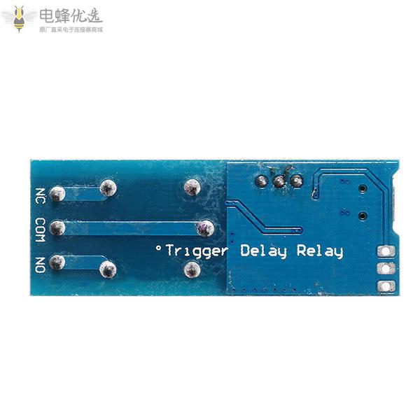 5_30V_10A宽电压触发延时继电器模块定时器模块两种触发方式抗干扰能力强连续流量保护功能