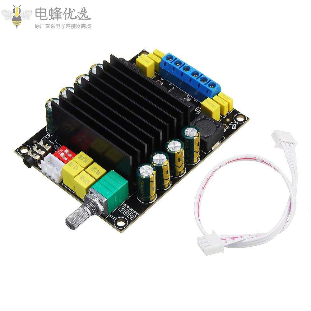 数字功放音频板TDA7498功率音频放大器2.0_D类立体声HIFI_DC12_36V_2*100W