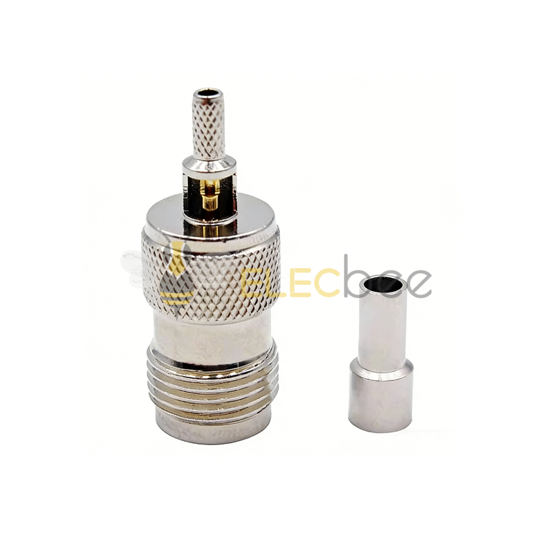 P-TNC-K-1.5 射频同轴连接器 反极性 TNC 母头内螺内孔 压接式接 RG316/RG174
