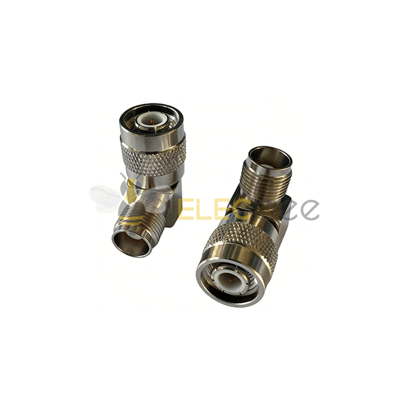 TNC-J5 射频同轴连接器 50&Omega;TNC 公头外螺内针 压接式适配 RG8X/50-5 线缆
