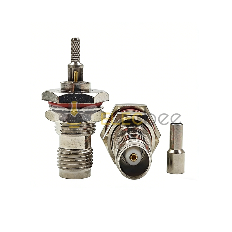 射频连接器 TNC-C-KY-1.5母头压接式 带防水圈适用RG316等线缆