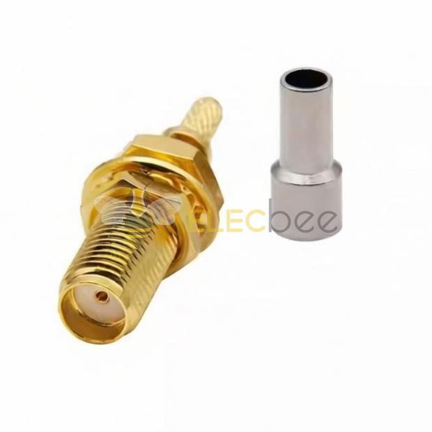 带固定螺母SMA-C-KY-1.5射频连接器匹配RG316/RG174线