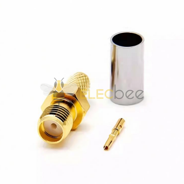 SMA-C-K-3射频连接器适用SYV50-3/RG142等线缆6G