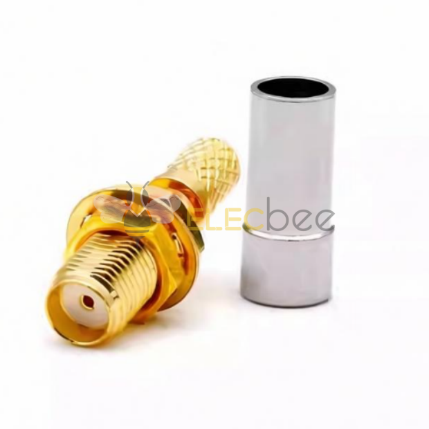 开天窗带螺母固定SMA-C-KY-3-1射频连接器适用50-3线