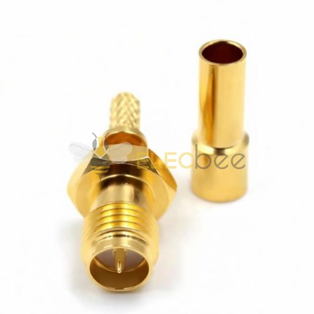 开天窗RPSMA-C-K-1.5射频连接器适用RG316/RG174线缆